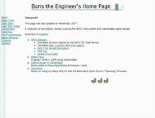 Tablet Screenshot of boristheengineer.co.uk